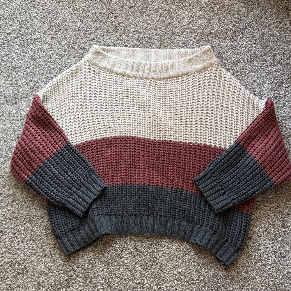 Chunky Off the Shoulder Sweater